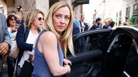 Giorgia Melonis rechtsextreme Partei liegt in den Umfragen weit vorn.