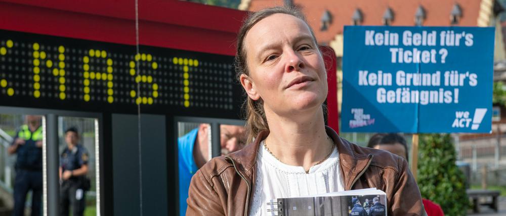 Die Berliner Justizsenatorin Lena Kreck (Die Linke).