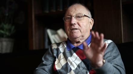 Uwe Seeler, ehemaliger Fußballprofi beim Hamburger SV und Ehrenspielführer der Fußball Nationalmannschaft.