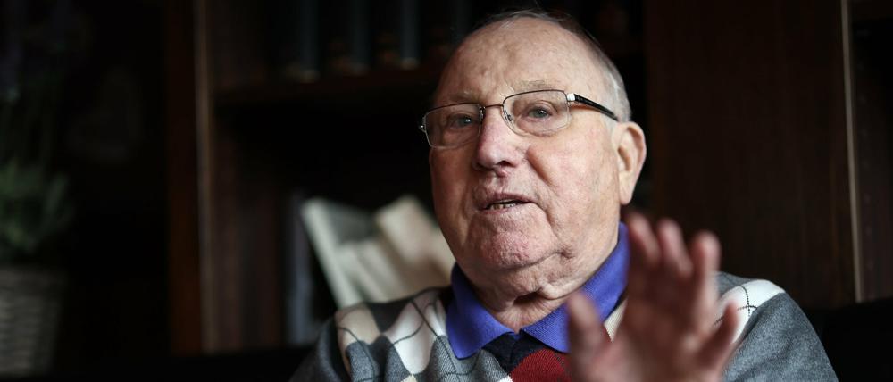 Uwe Seeler, ehemaliger Fußballprofi beim Hamburger SV und Ehrenspielführer der Fußball Nationalmannschaft.
