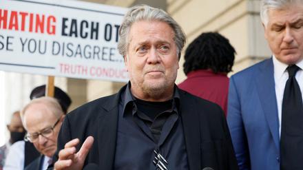 Der bekannte US-Rechtspopulist Steve Bannon hatte eine Vorladung ignoriert.