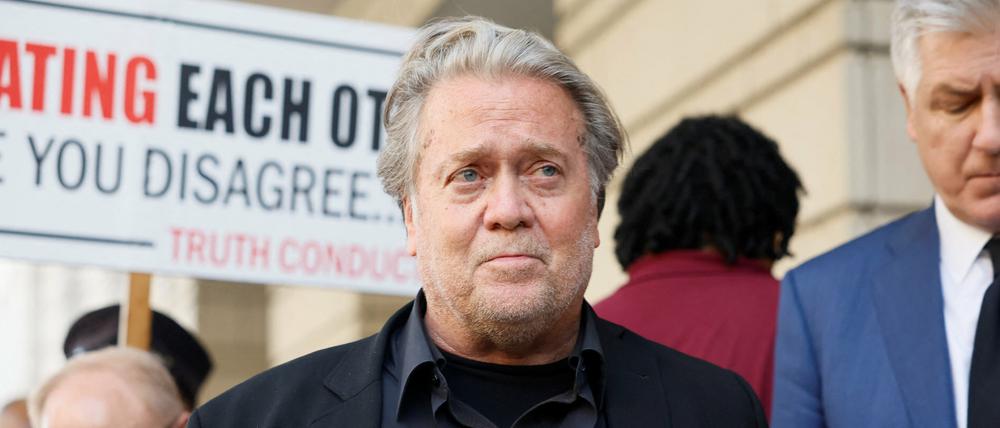 Der bekannte US-Rechtspopulist Steve Bannon hatte eine Vorladung ignoriert.
