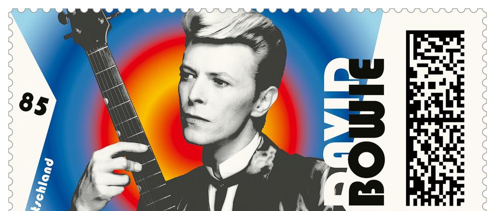 Neue Briefmarke David Bowie