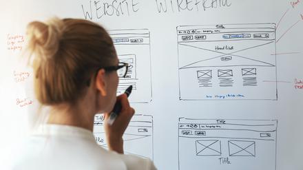 Webseiten gestalten. Der Bedarf an Personal aus den Bereichen User Experience und User Interface Design wächst. 