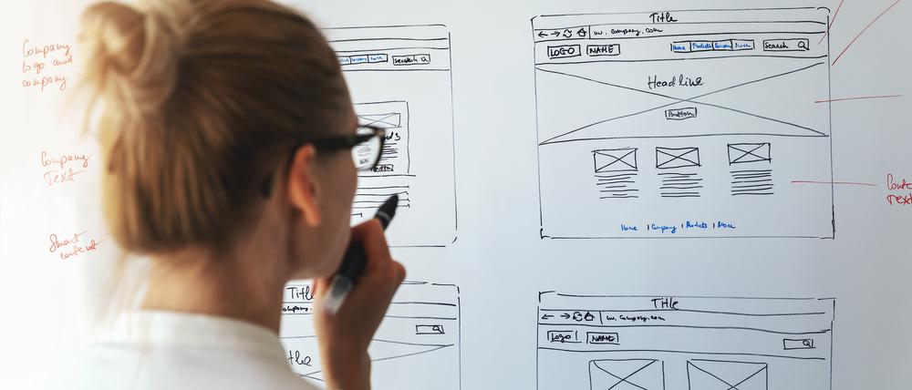 Webseiten gestalten. Der Bedarf an Personal aus den Bereichen User Experience und User Interface Design wächst. 