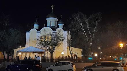 Die Christi-Auferstehungs-Kathedrale der Russischen Orthodoxen Kirche steht schon fast hundert Jahre in Wilmersdorf. 