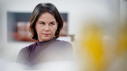 Außenministerin Annalena Baerbock ist weich gefallen.