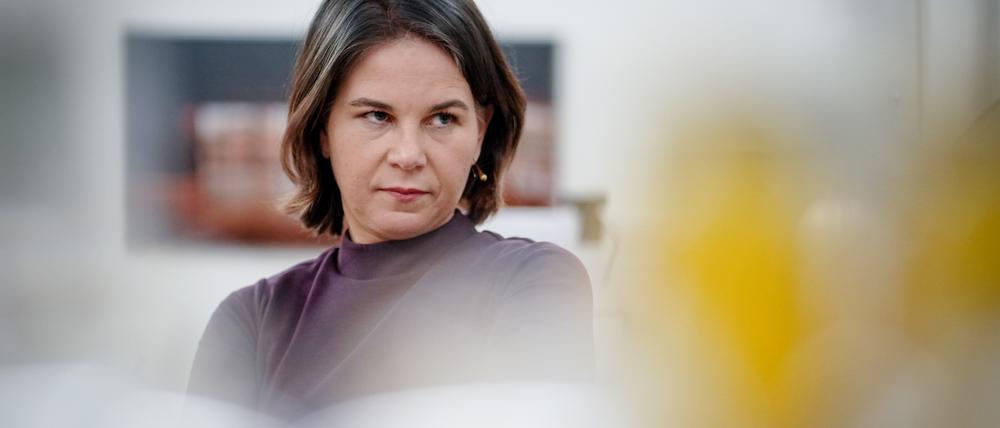 Außenministerin Annalena Baerbock ist weich gefallen.