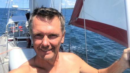 Michael Jungclaus beim Segeln