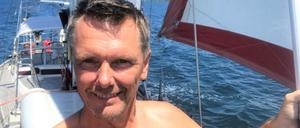 Michael Jungclaus beim Segeln