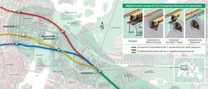 Siemensbahn unter der Havel