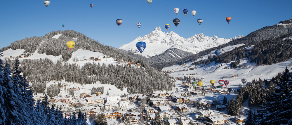 Kaiserwetter in Filzmoos: Ideal für Winterwanderungen.