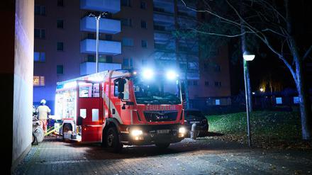 Immer wieder Staaken: Dieses Bild stammt vom Feuer am 30. November 2021.