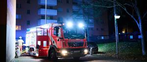 Immer wieder Staaken: Dieses Bild stammt vom Feuer am 30. November 2021.