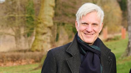 Unter Kollegen: Wirtschaftssenator Stephan Schwarz in Nauen mit Finanzsenator Daniel Wesener (Grüne). 