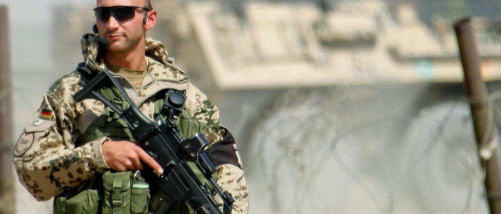 Deutscher Soldat in Afghanistan