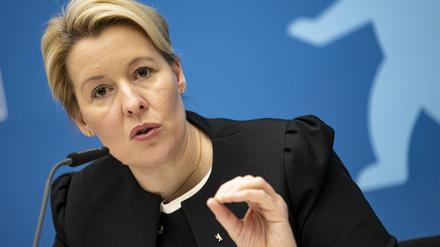 Franziska Giffey (SPD), Regierende Bürgermeisterin von Berlin, ist Gefühlspolitikerin, die führen will.