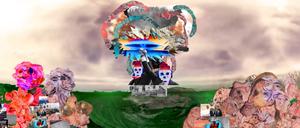 „The Subterranean Imprint Archive“ ist Teil einer Installation der Gruppe Lo-Def Film Factory. Es geht um Ressourcenabbau in Afrika.