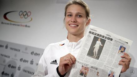 Deutsches Haus Peking 2008 - DOSB Pressekonferenz Heidemann