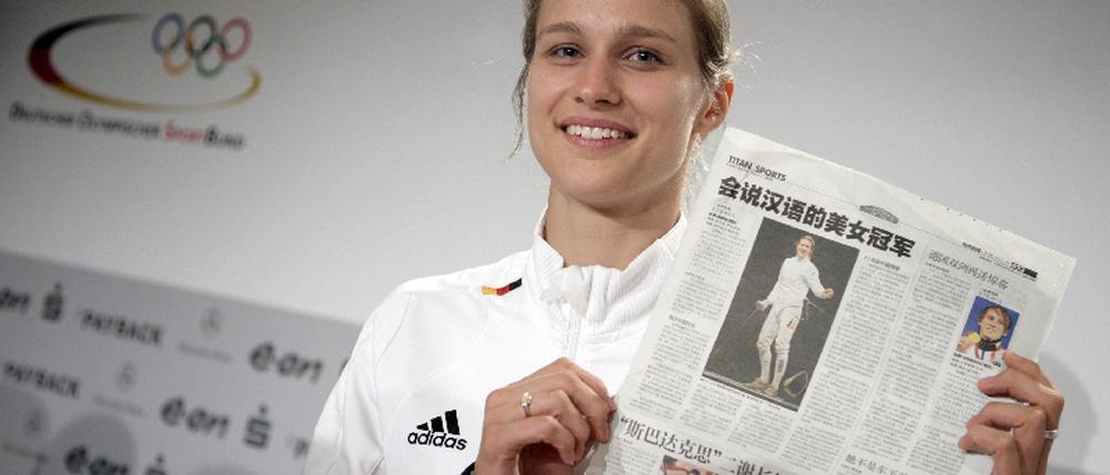 Deutsches Haus Peking 2008 - DOSB Pressekonferenz Heidemann