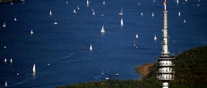 Links Kladow, rechts Wannsee. Super Fleck im Südwesten Berlins.