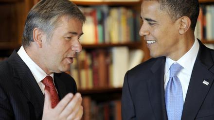 Wowereit und Obama