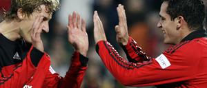 Stefan Kießling und Renato Augusto