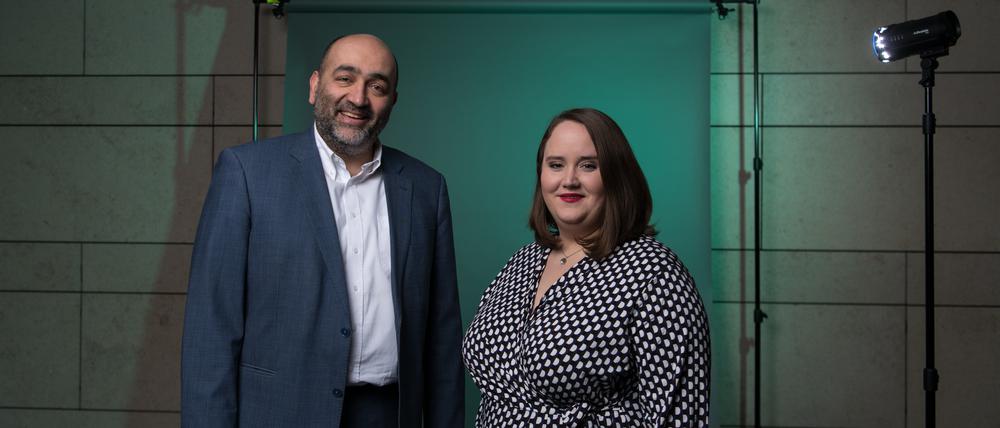 Omid Nouripour und Ricarda Lang wollen Grünen-Vorsitzende werden. 