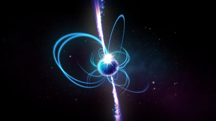 Die Radiowellen kommen wohl von einem Magnetar. Magnetare sind unglaublich magnetische Neutronensterne, die Radioemissionen erzeugen. Wie sie genau aussehen, wissen Forscher nicht.
