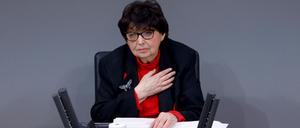 Inge Auerbacher, Überlebende der Shoah, hat am Donnerstag im Bundestag eine aufrüttelnde Rede gehalten.
