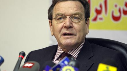 Schröder in Iran