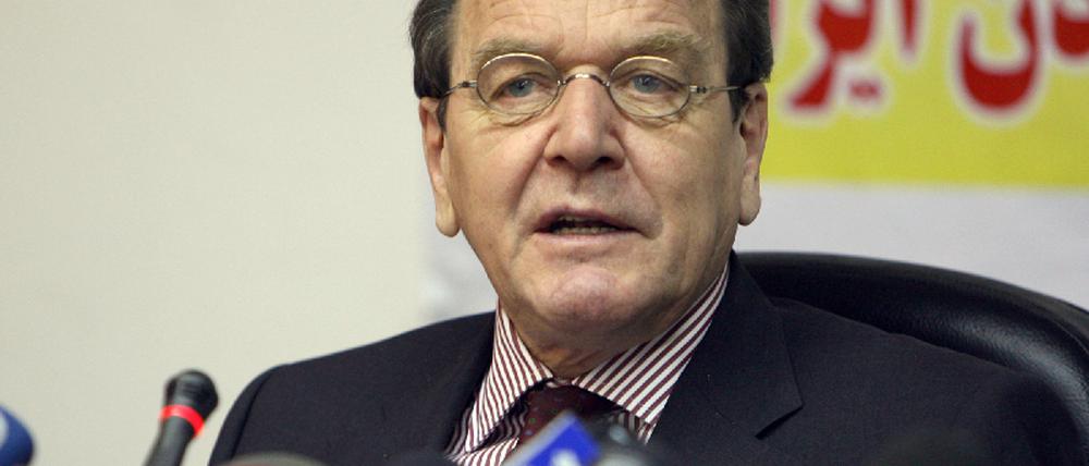 Schröder in Iran