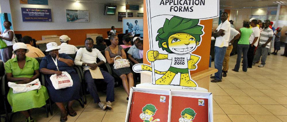 Ticket-Verkauf startet reibungslos - Kein Ansturm in Südafrika