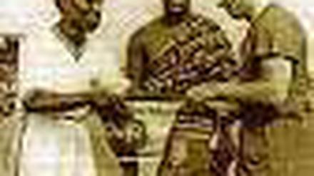 "Mit Erich verstand ich mich auf Anhieb." Charles Gyamfi (l.) und Erich Juskowiak vor dem Gastspiel von Fortuna Düsseldorf in Ghana.