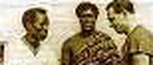 "Mit Erich verstand ich mich auf Anhieb." Charles Gyamfi (l.) und Erich Juskowiak vor dem Gastspiel von Fortuna Düsseldorf in Ghana.