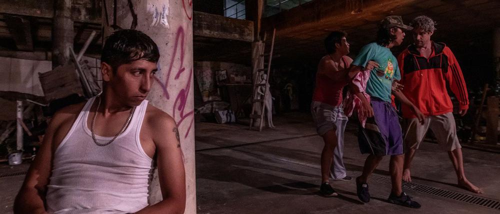 Als Zwanzigjähriger hat er selbst in Palmasola gesessen, heute spielt er sich selbst im Theater: Jorge Antonio Arias Cortez