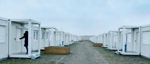Bezugsbereit. Die Tempohomes am Flughafen Tempelhof.