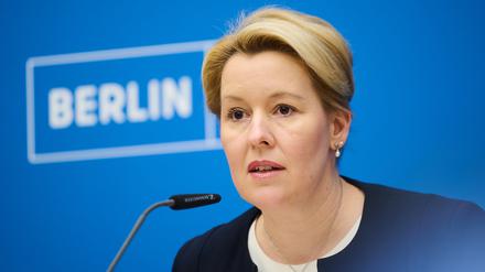 Franziska Giffey (SPD), regierende Bürgermeisterin von Berlin