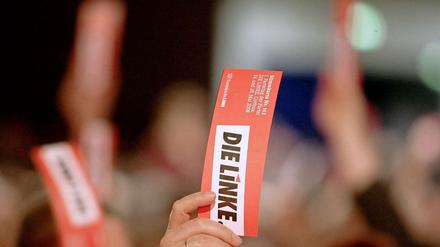 Die Wahl vor der Wahl. Auf dem Landesparteitag am Wochenende stellt sich die Spitze der Linkspartei zur Abstimmung.