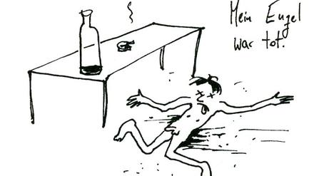 Mal grotesk, mal authentisch. Eine Szene aus dem Buch.