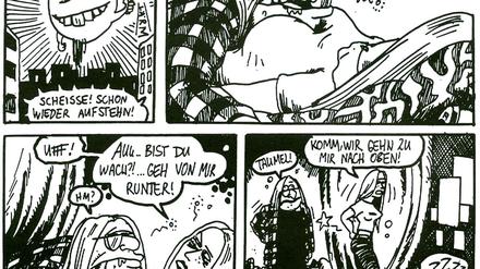 In die Vollen. Kurio breitet in "Koma Comix" seine Obsessionen und Missgeschicke aus.