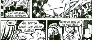 In die Vollen. Kurio breitet in "Koma Comix" seine Obsessionen und Missgeschicke aus.