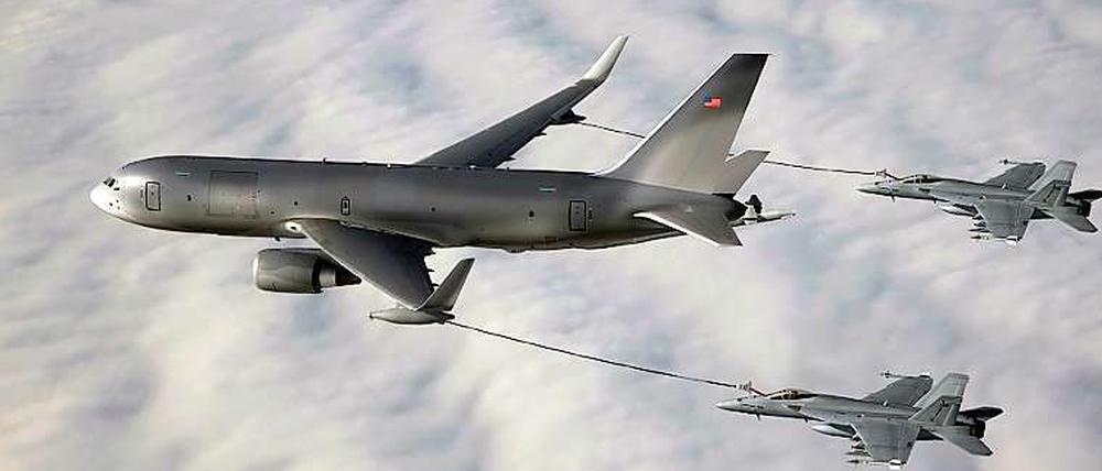 EADS ist raus: Der US-Flugzeugbauer Boeing soll der amerikanischen Luftwaffe 179 Tankflugzeuge im Wert von 35 Milliarden Dollar liefern.