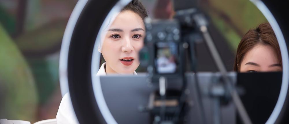 Die Influencerin Huang Wie, genannt Viya. 