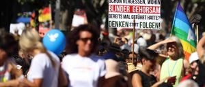 Mit „Hygiene-Demonstrationen“ fing es an, seither reißen die Verschwörungstheorien rund um die Pandemie nicht ab.