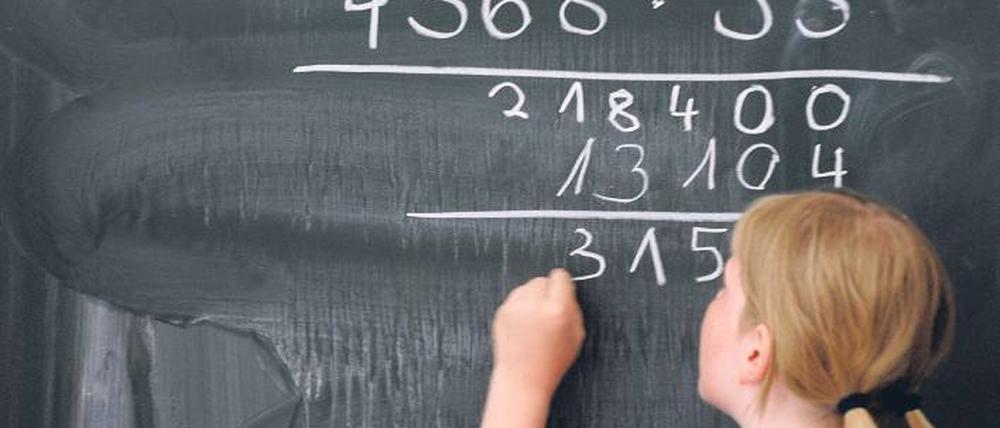 Hilfestellung. Die Klassen in Förderzentren, wie Sonderschulen mittlerweile heißen, sind klein, aber nicht heterogen. Jeder Schüler braucht besondere Aufmerksamkeit, ob ADHS, Leseschwäche oder schwieriges Elternhaus. Dafür bedarf es besonderer Qualifikationen. Foto: ddp
