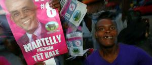 Bei den Anhängern von Michel Martelly herrscht Freude über seinen Sieg bei den Wahlen in Haiti.