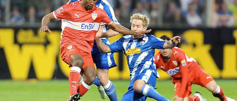 Der Stuttgarter Cacau zeigte sich erneut treffsicher.