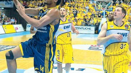 Tendenz steigend. Bryce Taylor und Alba brauchen noch einen Sieg. Foto: nordphoto