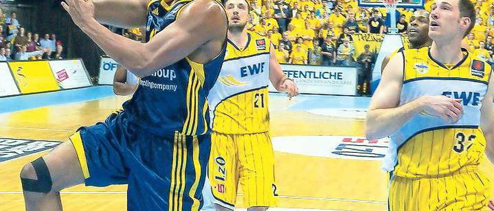 Tendenz steigend. Bryce Taylor und Alba brauchen noch einen Sieg. Foto: nordphoto